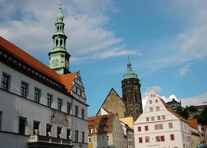 Апартаменты 4 Personen, Wlan, Balkon Пирна